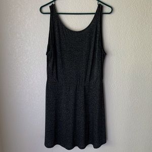 Metallic tank dress